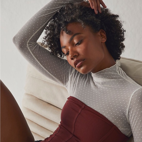 Free People On the Dot layering top, medium - Picture 2 of 4